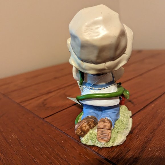 Tender Times Figurine Greenbrier International Boy w/Garden Hose Watering Plants - Picture 4 of 8